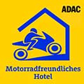 ADAC auszeichnung motorradfreundlöiches Hotel Bayern